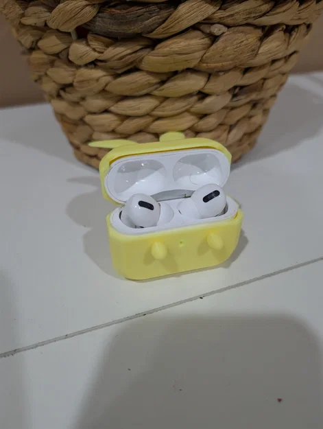 Vỏ bảo vệ AirPods Pro 2 thiết kế tai thỏ xinh xắn - Image 5