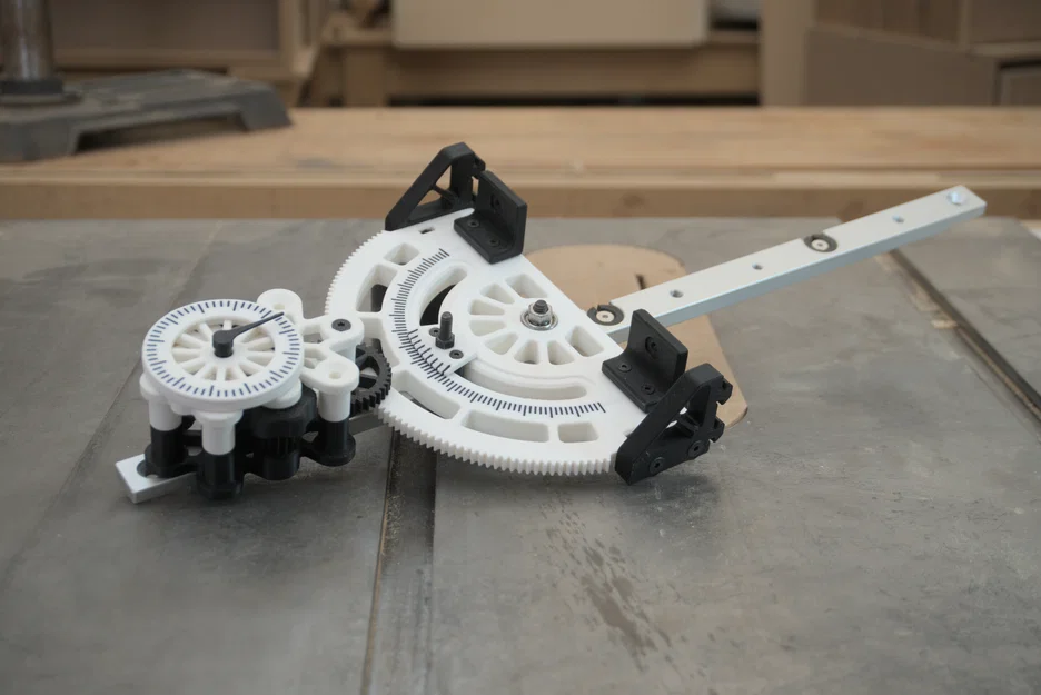 Thước đo góc Miter chính xác tỷ lệ 10:1 - Image 1