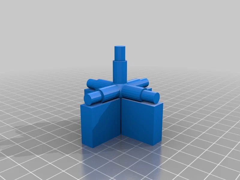 Mô hình kỹ thuật Lan Lan 7x7 core - File 3D in thử nghiệm chuẩn - Image 1