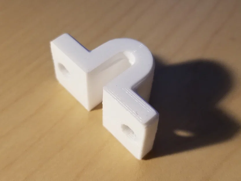 Ngàm kẹp giữ kệ dây sắt kiểu ClosetMaid tiện lợi in 3D - Image 2