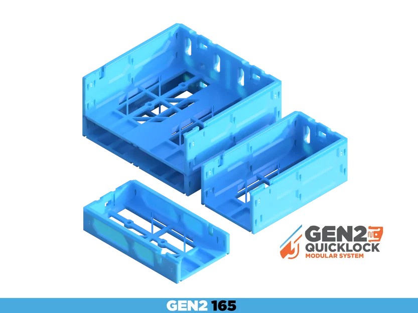 Bộ sưu tập vỏ Case GEN2 165mm - Hệ thống lưu trữ mô-đun - Image 1
