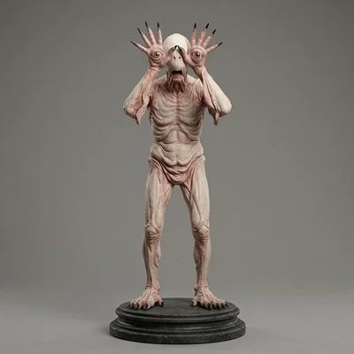 Mô hình 3D The Pale Man - Pan's Labyrinth - In ấn tượng