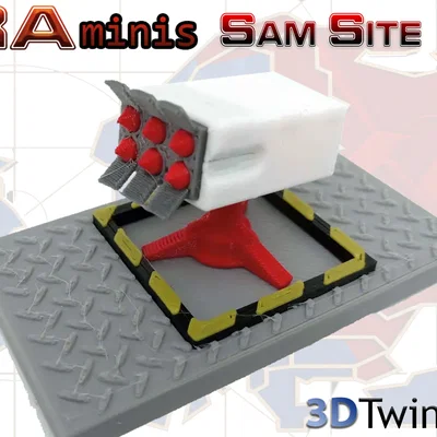 Mô hình Trạm phòng thủ tên lửa (Missile Defense Site) - Red Alert