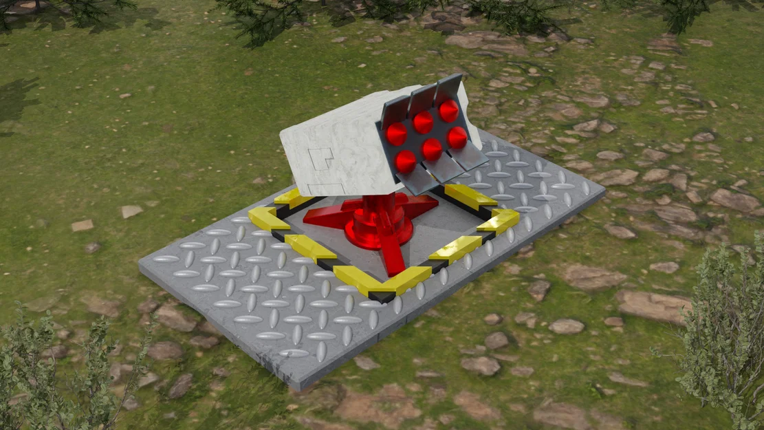 Mô hình Trạm phòng thủ tên lửa (Missile Defense Site) - Red Alert - Image 4