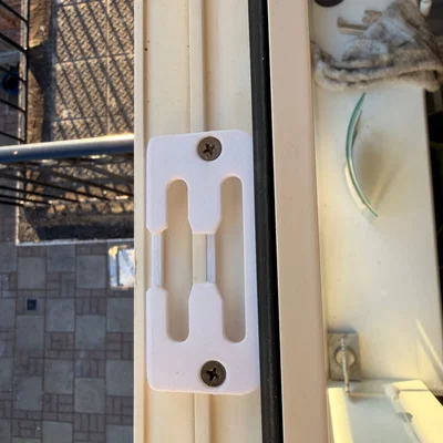 Pat kẹp khóa cửa sổ thay thế in 3D (Window lock/latch bracket)