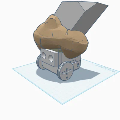 Mô hình 3D Nacli Otto - Chú Pokemon Muối độc đáo cho fan