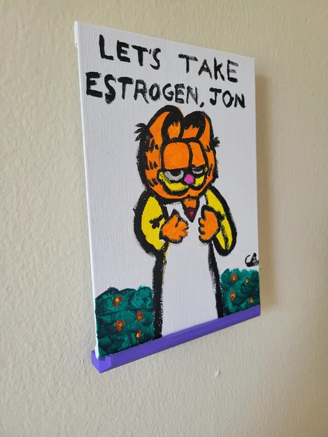 Giá treo tường cho tranh Canvas 5x7 Inch - Image 1