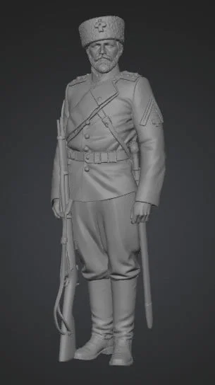 Mô hình Hạ sĩ Đội quân Balakhovich 1919 - In 3D tinh xảo - Image 1