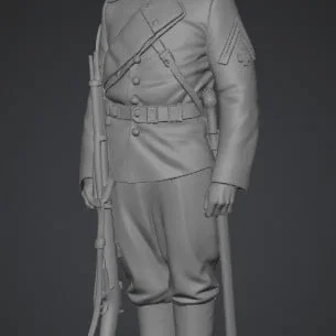 Mô hình Hạ sĩ Đội quân Balakhovich 1919 - In 3D tinh xảo