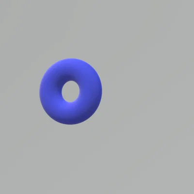 Mô hình 3D bánh Donut (THE DOUGHNUT) cho máy in 3D