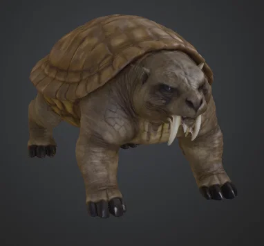 Mô hình rùa hổ răng kiếm 3D độc đáo để trang trí và sưu tầm - Image 1