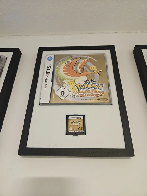 Khung treo tường trưng bày hộp và thẻ game Nintendo DS - Image 1