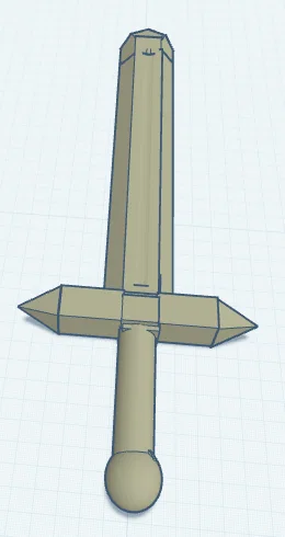 Kiếm đồ chơi phong cách hình khối 3D độc đáo cho bé - Image 1