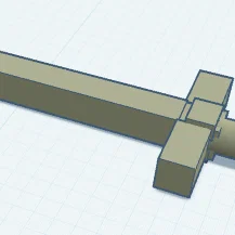 Kiếm đồ chơi phong cách hình khối 3D độc đáo cho bé