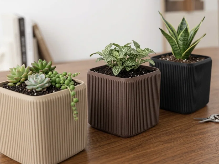 Hộp đa năng để bàn phong cách tối giản - Model in 3D - Image 2