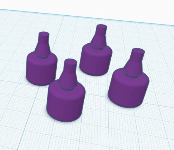 Bộ 4 miếng đệm cao su thay thế cho đế thùng Givi Monolock - Image 1