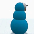 NGƯỜI TUYẾT CÓ RIA MÉP MUSTACHO SNOWMAN - Thumbnail 4