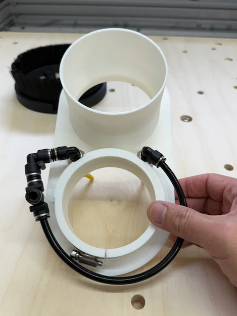 Chụp hút bụi tích hợp Air Assist cho AVID AV40S / AV70S / Spindle 83mm - Image 3