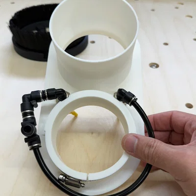 Chụp hút bụi tích hợp Air Assist cho AVID AV40S / AV70S / Spindle 83mm