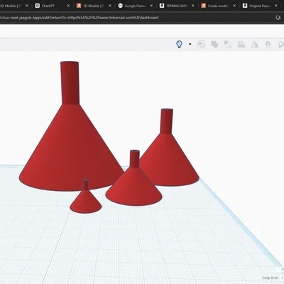 Bộ phễu đa năng in 3D tiện lợi cho gia đình (Funnel Set)