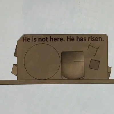 Mô hình trang trí lễ Phục Sinh Easter Tomb in 3D ý nghĩa