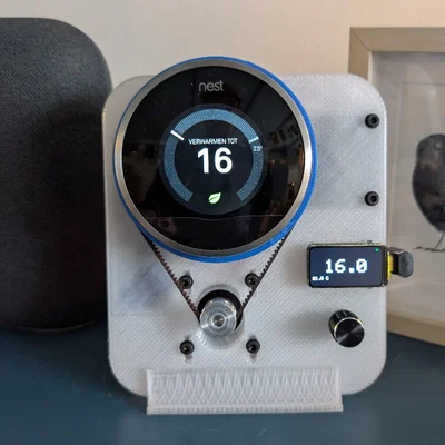 NastyThermostat — Bộ phận in 3D cho bộ điều khiển động cơ bước Nest Gen2