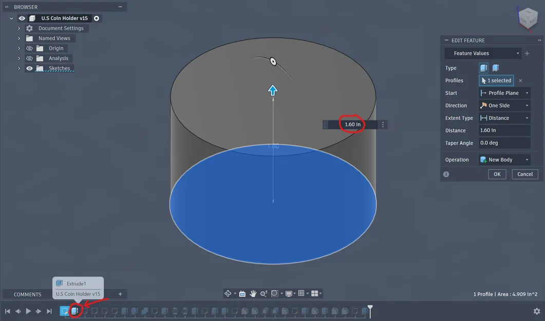 Hộp Đựng và Sắp Xếp Tiền Xu Mỹ Dạng Kín - Image 4