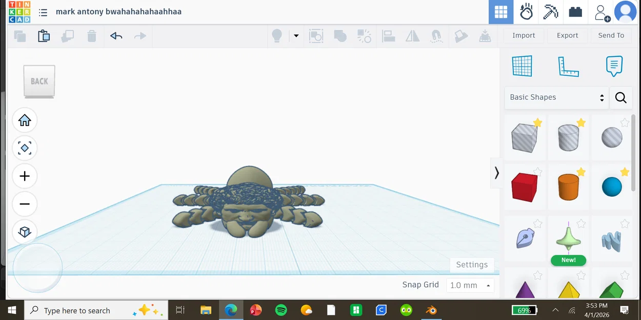 Mô hình kiến Mark Antony - Đồ chơi Fidget 3D độc đáo - Image 1