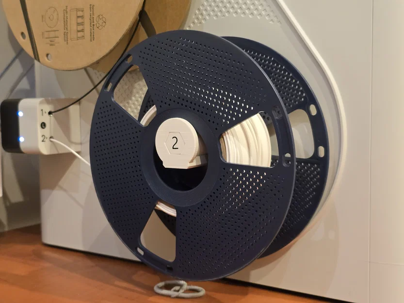 Giá đỡ cuộn nhựa Snapmaker U1 siêu trơn dùng vòng bi 608 - Image 2