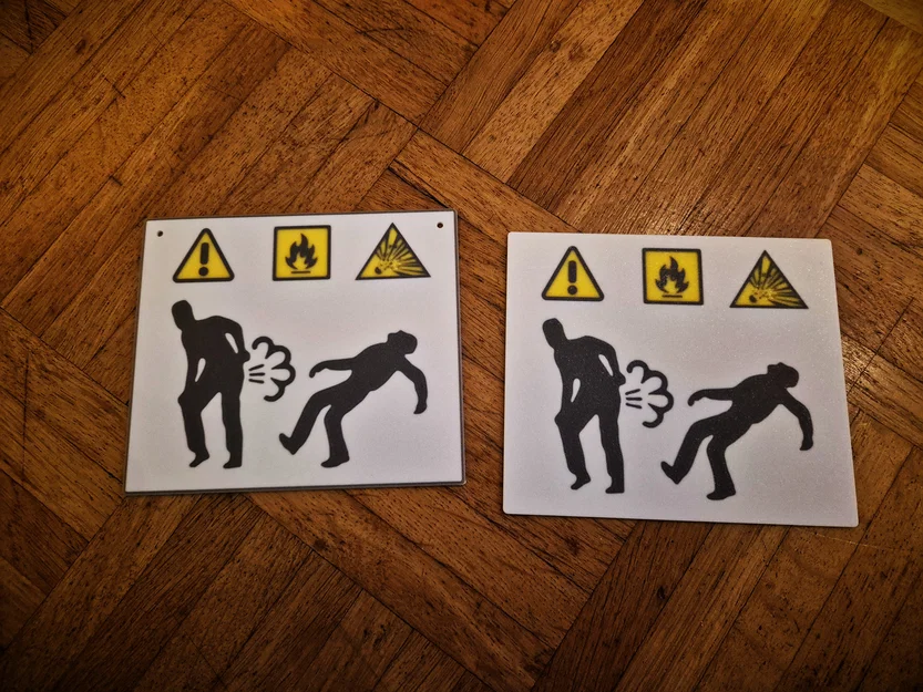 Biển cảnh báo: Cẩn thận hơi độc! (Vorsicht Furz-Gefahr) - Image 3