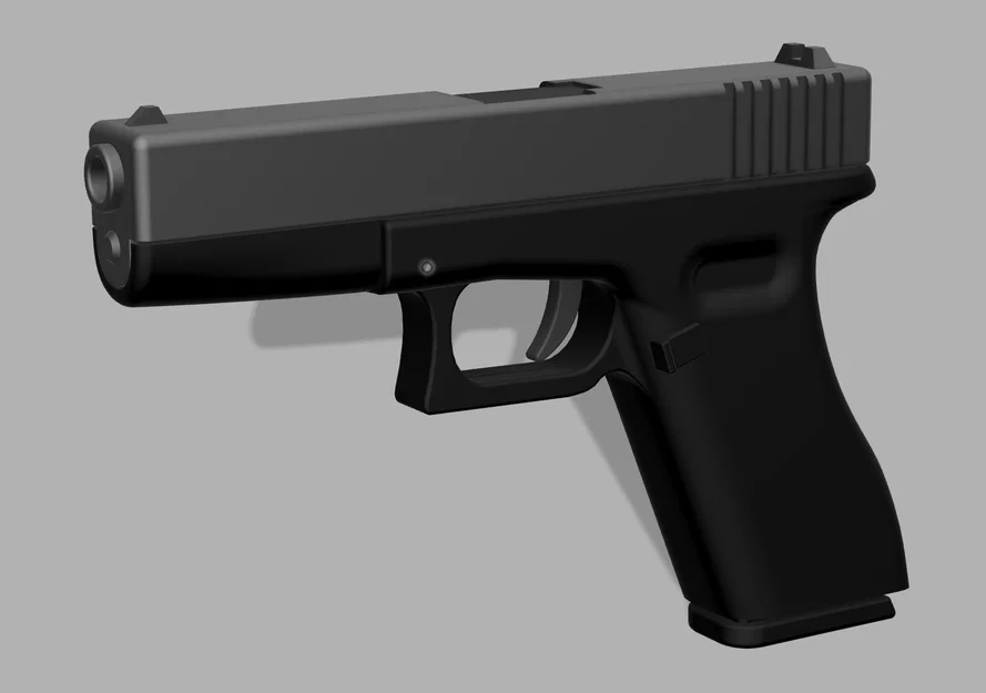 Mô hình súng đạo cụ lấy cảm hứng từ Glock 17 cho quay phim - Image 1