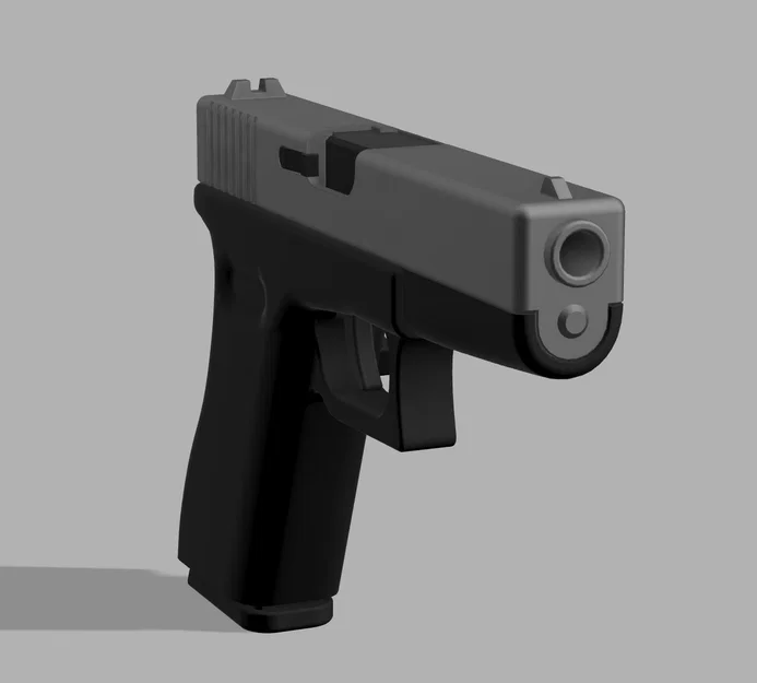 Mô hình súng đạo cụ lấy cảm hứng từ Glock 17 cho quay phim - Image 2