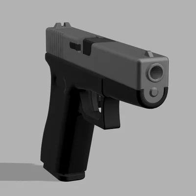 Mô hình súng đạo cụ lấy cảm hứng từ Glock 17 cho quay phim