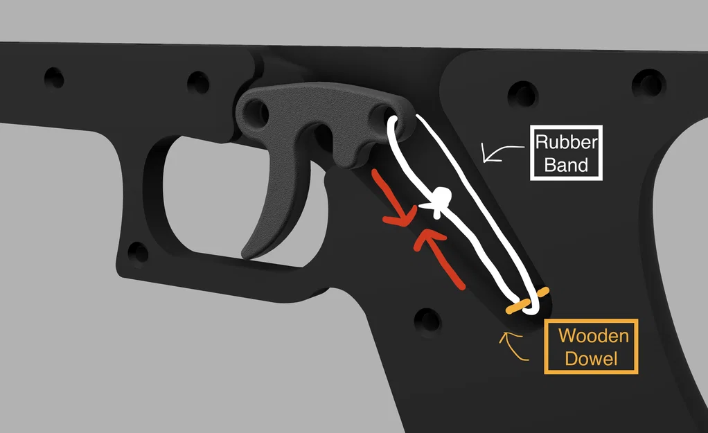 Mô hình súng đạo cụ lấy cảm hứng từ Glock 17 cho quay phim - Image 10