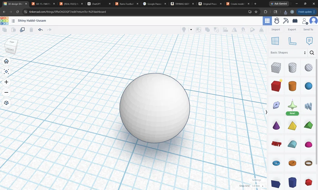 Mô hình đạn nhựa Airsoft 6mm (BB) - File in 3D chính xác - Image 1