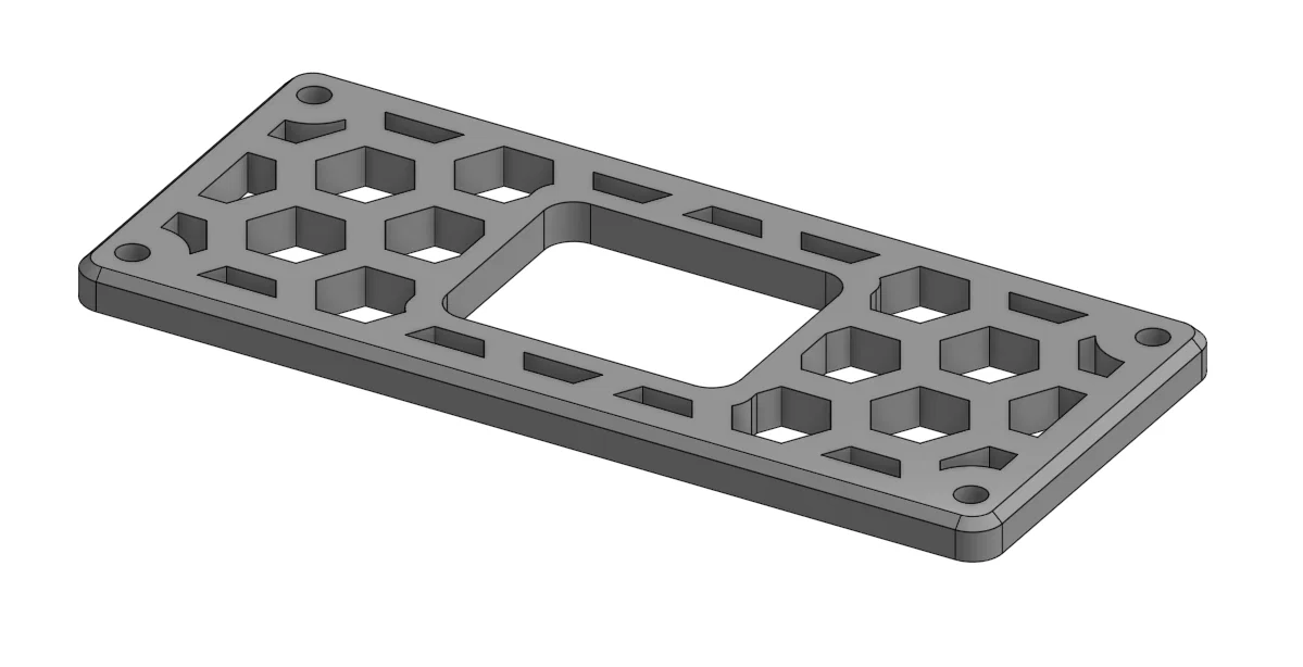 Tấm đệm cố định nguồn (Backplate) chuyên dụng cho UCG-Fiber PSU - Image 1
