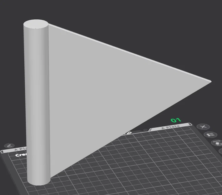 Cờ Gôn Màu Trắng (White Golf Flag) - Image 1