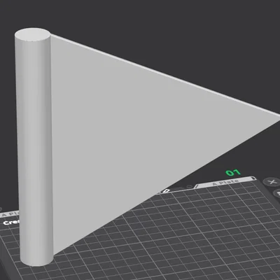 Cờ Gôn Màu Trắng (White Golf Flag)