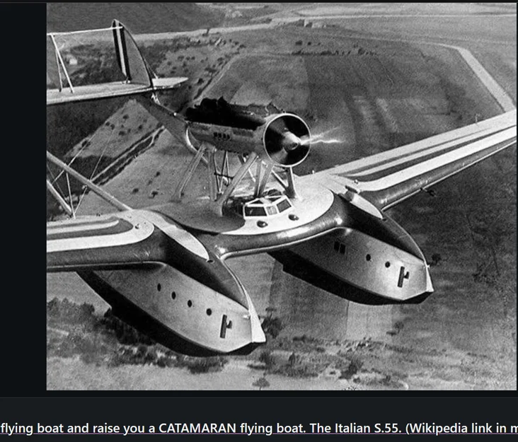 Mô hình 3D CatamaPlane - Thủy phi cơ Catamaran cổ điển - Image 3