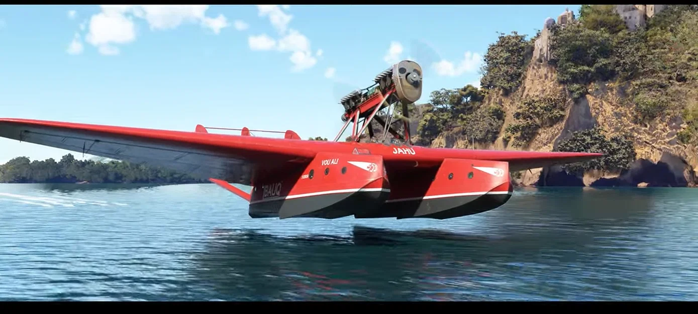 Mô hình 3D CatamaPlane - Thủy phi cơ Catamaran cổ điển - Image 4