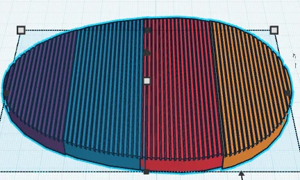 Miếng lót ly hình trứng Phục sinh (Easter Egg Coaster) - File in 3D - Image 2