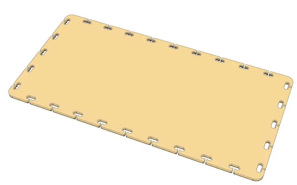 Khay tổ chức dụng cụ EDC 90x180x2mm - Giải pháp sắp xếp đồ chuyên nghiệp - Image 1