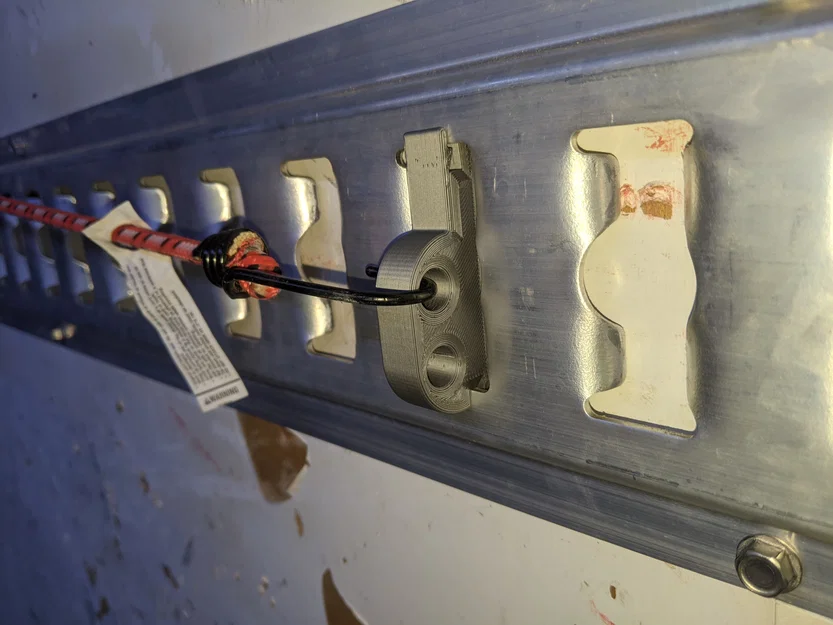 Kẹp dây thun (bungee cord) cho thanh E-track - Image 1