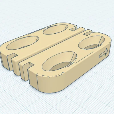 Móc treo dây đa năng cho ray E-track (Thiết kế in 3D tiện lợi)