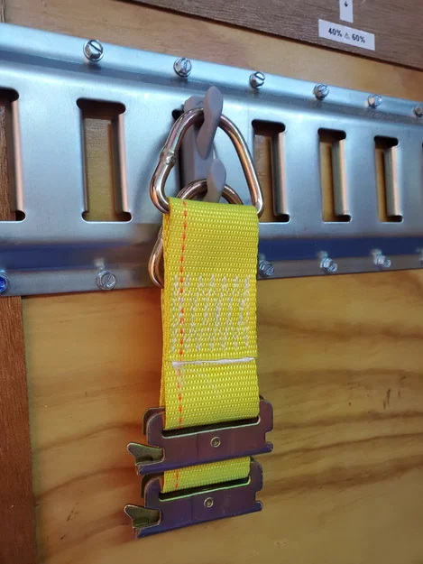 Móc treo kép E-Track: Giải pháp lưu trữ linh hoạt cho xe tải - Image 1