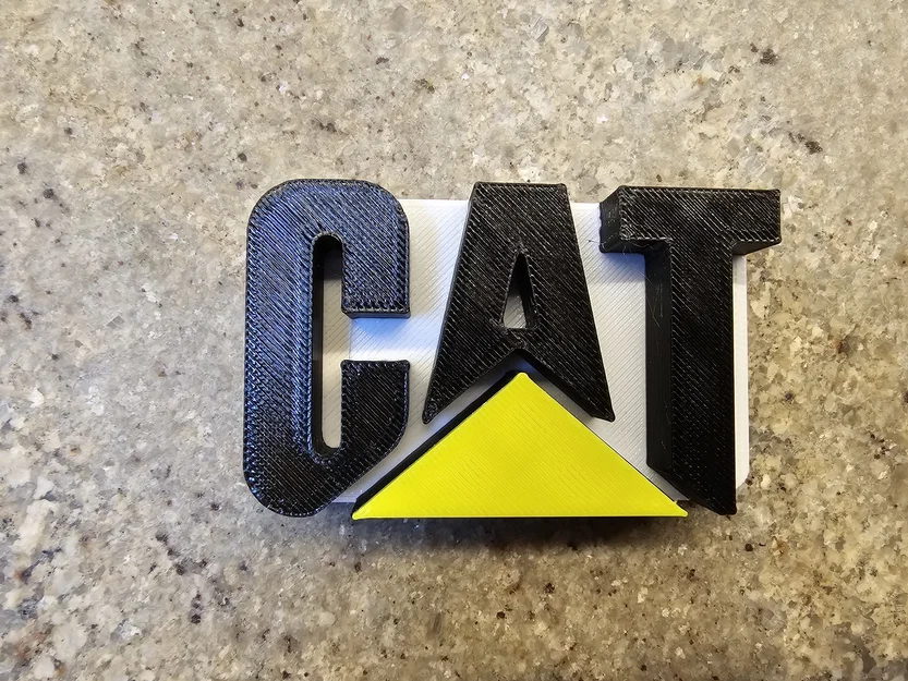 Móc khóa Caterpillar hình mèo nổi trên mặt nước - Image 1