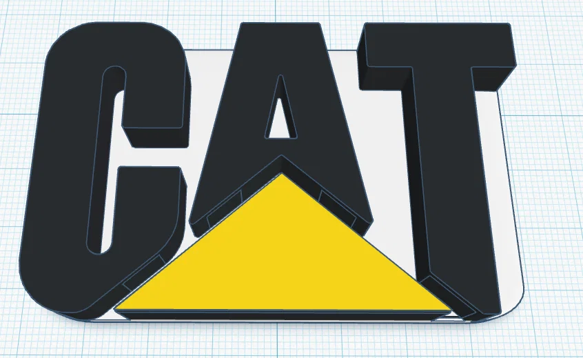 Móc khóa Caterpillar hình mèo nổi trên mặt nước - Image 2