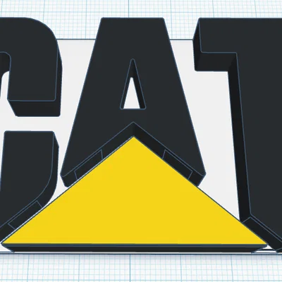 Móc khóa Caterpillar hình mèo nổi trên mặt nước