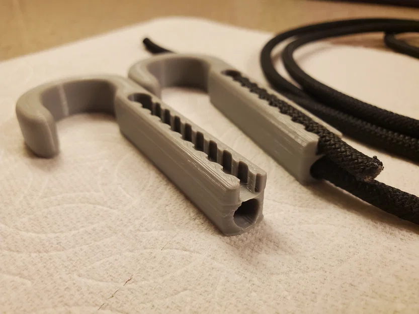 Bộ đôi móc dây ràng đồ (Bungee Hook) kèm kẹp cá sấu - Image 1