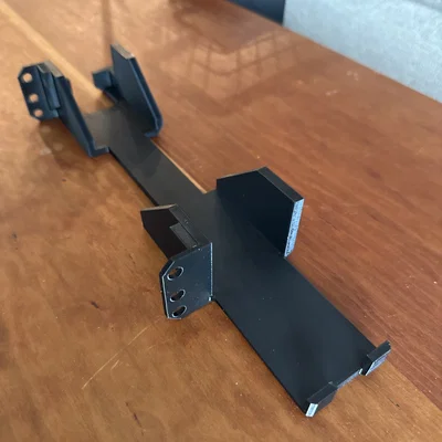 Ngàm gắn hông cho Ubiquiti Pro 24 trên tủ rack 10 inch